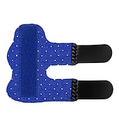 economico Bretelle &amp; Supporti-1 stecca per dito a grilletto aggiornata: supporto per tutore per dito a grilletto con 3 cinghie di fissaggio regolabili, piastra per dita per medio/anello/indice/mignolo/pollice, adatto per