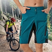abordables Shorts, collants et pantalons pour hommes-Homme Short VTT Velo Cyclisme Short Vélo Vélo Cuissard Short Short VTT Vélo tout terrain Vélo Route Des sports Respirable Séchage rapide Poids Léger Bandes Réfléchissantes Noir avec rouge Noir