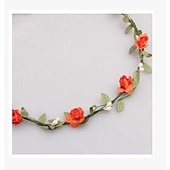 abordables Accesorios para el peinado del cabello-señora chica moda flor bohemia corona floral guirnalda diademas 10pcs
