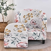 cheap Armchair Cover &amp; Armless Chair Cover-Club Chair Cover Barrel Chair Slipcover Stretch Tub Chair Slipcover, Arm Chair Sofa Cover For Dogs Pet,Washable Couch Furniture Protector Soft Durable
