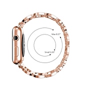 preiswerte Apple Watch-Armbänder-Gliederarmband Kompatibel mit Apple Watch Armband 40mm 41mm 44mm 45 mm mit Fall Herren Schmetterlingsschnalle Edelstahl Ersatzarmband für iwatch Series 9 8 7 6 5 4 SE