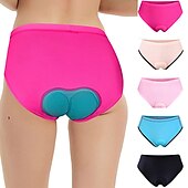 cheap Women&#039;s Underwear &amp; Base Layer-Women&#039;s Cycling Underwear Bike Underwear Shorts Padded Shorts / Chamois Mountain Bike MTB Road Bike Cycling Sports 3D Pad Breathable Quick Dry Moisture Wicking Dark Pink Black Spandex