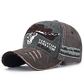 billiga Baseballkeps herr-Herr Unisex Basebollkeps Trucker Hat Rubinrött Blå Polyester Årgång Resor Strandstil Utomhus Semester Färgblock Justerbara Solskyddskräm Andningsfunktion Mode