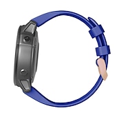 Недорогие Ремешки для часов Garmin-Ремешок для часов для Garmin Fenix 7S Pro 6S 5S Plus Epix Pro 42mm Approach S70 42mm Instinct 2S Descent Mk2S D2 Delta S 20mm силиконовый Замена Ремень Быстрая посадка 22 мм Спортивный ремешок Браслет