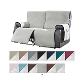 זול כיסוי לספה-כיסויי ספה שכיבה של loveseat כיסוי חיות מחמד מונע החלקה לשכיבה ל-2 מושבים עם רצועות אלסטיות, כיסוי מושב אהבה מפוצל מגן ריהוט כורסה