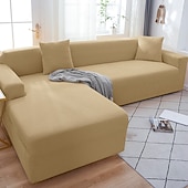 preiswerte Sofabezug-Stretch-Sofabezüge, burgunderfarben, Sofabezug für Hunde und Haustiere, Schonbezüge im Landhausstil für Zweisitzer, L-Form, 3-Sitzer, U-Form, Sessel, waschbarer Sofaschutz, weich und strapazierfähig