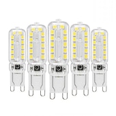 ieftine Becuri Porumb LED-lumini led bi-pin g9 6w 450-550lm 22 margele led smd 2835 t forma bec reglabil alb cald alb rece 220-240v 110-130v rohs pentru candelabre lumini de accent sub dulap lumina puci