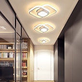 cheap Ceiling Lights-LED Ceiling Light 1-Light 32cm Geometric Shapes Flush Mount Lights Silica gel Aluminum Ceilling Light for Corridor Porch Bar Creative Loft Balcony Lamps Warm White/White 110-240V