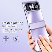 economico Cover Samsung-telefono Custodia Per Samsung Galaxy Capovolgi Z 6 Z Flip 5 Z Flip 4 Z Flip 3 Integrale Resistente agli urti Tinta unita Lega di alluminio