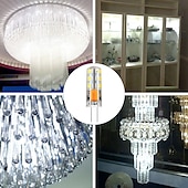 رخيصةأون أضواء LED ثنائي الدبوس-10 قطعة G4 ثنائية دبوس مصباح ليد لمبة 3 واط 24LED SMD 2835 ما يعادل لمبة هالوجين 30 واط أبيض دافئ 3000 كيلو ضوء النهار الأبيض 6000 كيلو 360 درجة زاوية الشعاع وميض مجاني DC12V AC220V AC110V