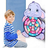 voordelige Noviteit speelgoed-kinderen cartoon dier dartbord kleverige bal konijn familie interactief educatief speelgoed festival cadeau voor kerstcadeaus