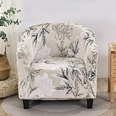 cheap Armchair Cover &amp; Armless Chair Cover-Club Chair Cover Barrel Chair Slipcover Stretch Tub Chair Slipcover, Arm Chair Sofa Cover For Dogs Pet,Washable Couch Furniture Protector Soft Durable