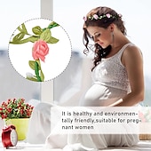 abordables Accesorios para el peinado del cabello-señora chica moda flor bohemia corona floral guirnalda diademas 10pcs