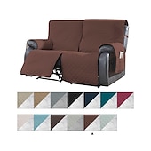 זול כיסוי לספה-כיסויי ספה שכיבה של loveseat כיסוי חיות מחמד מונע החלקה לשכיבה ל-2 מושבים עם רצועות אלסטיות, כיסוי מושב אהבה מפוצל מגן ריהוט כורסה
