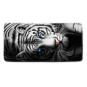 billiga set med strandhanddukar-1st stora tjocka badduschhanddukar 3d vit tigerdesign bomull strandhandduk för kvinnor män reser sim yogafilt