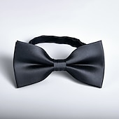 abordables Cravates &amp; noeuds papillons-Homme Noeud Papillon Cravates Nœud Pré-attaché Ajustable Noeud Plein Mariage Fête d&#039;anniversaire