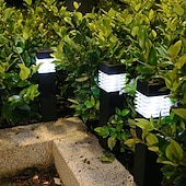 お買い得  経路ライト＆ランタン-屋外 LED 芝生ランプ ip65 防水屋外ガーデンポストボラードライトコラムランプアルミ通路私道の床芝生景観照明プラグインライトヴィラヤードパスキャンプパーティー装飾