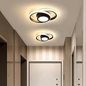 cheap Ceiling Lights-LED Ceiling Light 1-Light 32cm Geometric Shapes Flush Mount Lights Silica gel Aluminum Ceilling Light for Corridor Porch Bar Creative Loft Balcony Lamps Warm White/White 110-240V