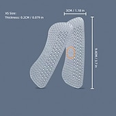 voordelige Inlegzolen &amp; inzetstukken-3 paar/set siliconen gel hielgrepen voor schoenen – antislip kussentjes ter voorkoming van blaren, comfort en pasvorm bij hoge hakken