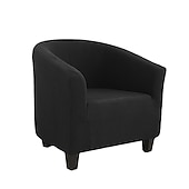 ieftine Capac de fotoliu și capac de scaun fără braț-husă scaun de club butoi burgundy husă scaun elastic husă scaun cadă, husă canapea fotoliu pentru câini animal de companie, protectie pentru mobilier canapea lavabilă moale durabilă