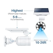 economico Applique per esterni-faretti solari con sensore di movimento per esterni, faretti a LED da 1400 lm, 9 W (equiv. 130 W), luci di sicurezza solari per giardino, vialetto, patio, cortile, sentiero, portico, terrazza