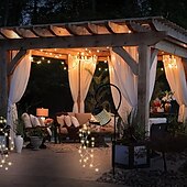 cheap Pathway Lights &amp; Lanterns-Watering Can Solar Lights Waterproof Copper Lights 36 LEDs for Outdoor Pathway Backyard Deck Lawn Patio Walkway 2 Modes Light Control