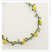 abordables Accesorios para el peinado del cabello-señora chica moda flor bohemia corona floral guirnalda diademas 10pcs