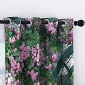 billiga Vattentäta gardiner-vattentäta utomhusgardiner för inomhusbröllop uteplats tjock sekretesshylsa gardiner för bröllop sovrum, vardagsrum, veranda, pergola, cabana, 1 panel