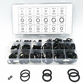 cheap Vehicle Repair Tools-225Pcs Rubber O-Ring Washer Seals Assortment Black For Car 18 Sizes
