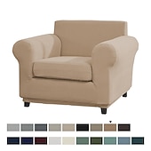 cheap Sofa Cover-Stretch Single Sofa Cover For Dogs Pet, Armchair Slipcover 1 Seater Couch Furniture Protector with Elastic Bottom Washable Couch Furniture Protector