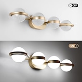 Недорогие Бра-В помещении LED Современное Подсветка тщеславия Гостиная Ванная комната Металл настенный светильник 90-264V