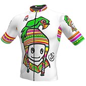 voordelige Heren shirts-Voor heren Wielrenshirt Korte mouw Fietsen Shirt Kleding Bovenlichaam met 3 achterzakken Fietsen Ademend Sneldrogend Achterzak Zilver Donker Grijs Paars Grafisch Sport Kleding