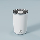 baratos Eletrodomésticos de Cozinha-350ml caneca auto-agitação automática copo de mistura de suco de café de aço inoxidável elétrico caneca giratória preguiçosa copo de agitação magnética