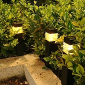 お買い得  経路ライト＆ランタン-屋外 LED 芝生ランプ ip65 防水屋外ガーデンポストボラードライトコラムランプアルミ通路私道の床芝生景観照明プラグインライトヴィラヤードパスキャンプパーティー装飾