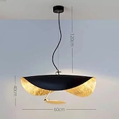 cheap Island Lights-LED Pendant Light Golden Hat Chandelier Bar Model Room Clothing Store Hotel Restaurant Hotel Club Lobby Light,Post-modern Light Luxury Creative Flying Saucer Chandelier