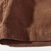 preiswerte Klassiker-Herren Cargo Shorts Kurze Hosen Cordshorts Glatt Komfort Atmungsaktiv Outdoor Täglich Ausgehen Modisch Brautkleider schlicht Grün Khaki