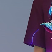 cheap Boy&#039;s 3D Animals-Boys 3D Cartoon Dinosaur T shirt Tee Short Sleeve 3D Print Summer Spring Active Sports Fashion Kids 3-12 Years Outdoor Casual Daily Regular Fit