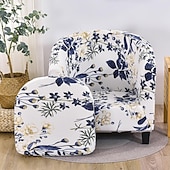 cheap Armchair Cover &amp; Armless Chair Cover-Club Chair Cover Barrel Chair Slipcover Stretch Tub Chair Slipcover, Arm Chair Sofa Cover For Dogs Pet,Washable Couch Furniture Protector Soft Durable