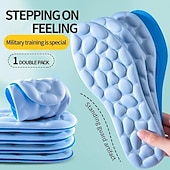 billige Såler og innlegg-1 par komfortable gel-innleggssåler med massasjesteindesign – buestøtte og støtdemping for fotkomfort hele dagen