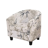 cheap Armchair Cover &amp; Armless Chair Cover-Club Chair Cover Barrel Chair Slipcover Stretch Tub Chair Slipcover, Arm Chair Sofa Cover For Dogs Pet,Washable Couch Furniture Protector Soft Durable
