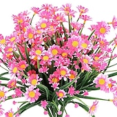 economico Piante e Fiori Artificiali-1pc fiori artificiali margherita piante di plastica decorazione della casa finestra fiori di plastica per esterni decorazione di nozze