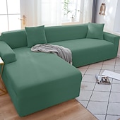 preiswerte Sofabezug-Stretch-Sofabezüge, burgunderfarben, Sofabezug für Hunde und Haustiere, Schonbezüge im Landhausstil für Zweisitzer, L-Form, 3-Sitzer, U-Form, Sessel, waschbarer Sofaschutz, weich und strapazierfähig