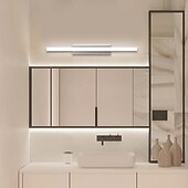 billige Vanity-lamper-servantlys led speil frontlampe vanntett ip20 led baderomslys over speil veggbelysningsarmaturer for bad soverom stue skap 110-240v