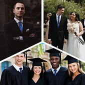 preiswerte Krawatten &amp; Fliegen für Herren-Herren Krawatten Kabelbinder Männer Krawatten Reißverschluss-Krawatte Schleife Gestreift Hochzeit Geburtstag