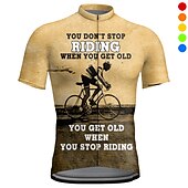 preiswerte Radtrikot Herren-Herren Radtrikot fahrradbekleidung Fahrradtrikot Kurzarm Fahhrad Trikot Shirt mit 3 Gesäßtaschen MTB Mountain Rennrad Atmungsaktiv Schnelltrocknend Feuchtigkeitsableitung Reflexstreiffen Gelb Rosa Rot