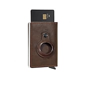 billiga Plånböcker-rfid-blockerande kolfiberplånbok för män med korthållare och airtag-ring – elegant, säker och snygg för dagligt bruk och resor