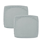 abordables Funda para Cojines de Patio-2 fundas de cojín para patio, 100 % impermeables, para sofá de exterior, de mimbre, funda de asiento de sofá impermeable, funda de silla de mimbre Oxford, protector de muebles