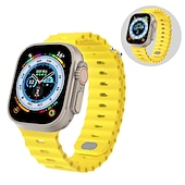 economico Cinturini per Apple Watch-Banda oceanica Compatibile con Cinturino dell&#039;Apple Watch 38mm 40mm 41mm 42mm 44mm 45mm 49mm Impermeabile Regolabili Donne Uomini Silicone Cinturino di ricambio per iwatch Series Ultra 8 7 6 5 4 3 2