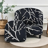 cheap Armchair Cover &amp; Armless Chair Cover-Club Chair Cover Barrel Chair Slipcover Stretch Tub Chair Slipcover, Arm Chair Sofa Cover For Dogs Pet,Washable Couch Furniture Protector Soft Durable