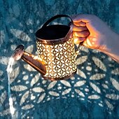cheap Pathway Lights &amp; Lanterns-Watering Can Solar Lights Waterproof Copper Lights 36 LEDs for Outdoor Pathway Backyard Deck Lawn Patio Walkway 2 Modes Light Control